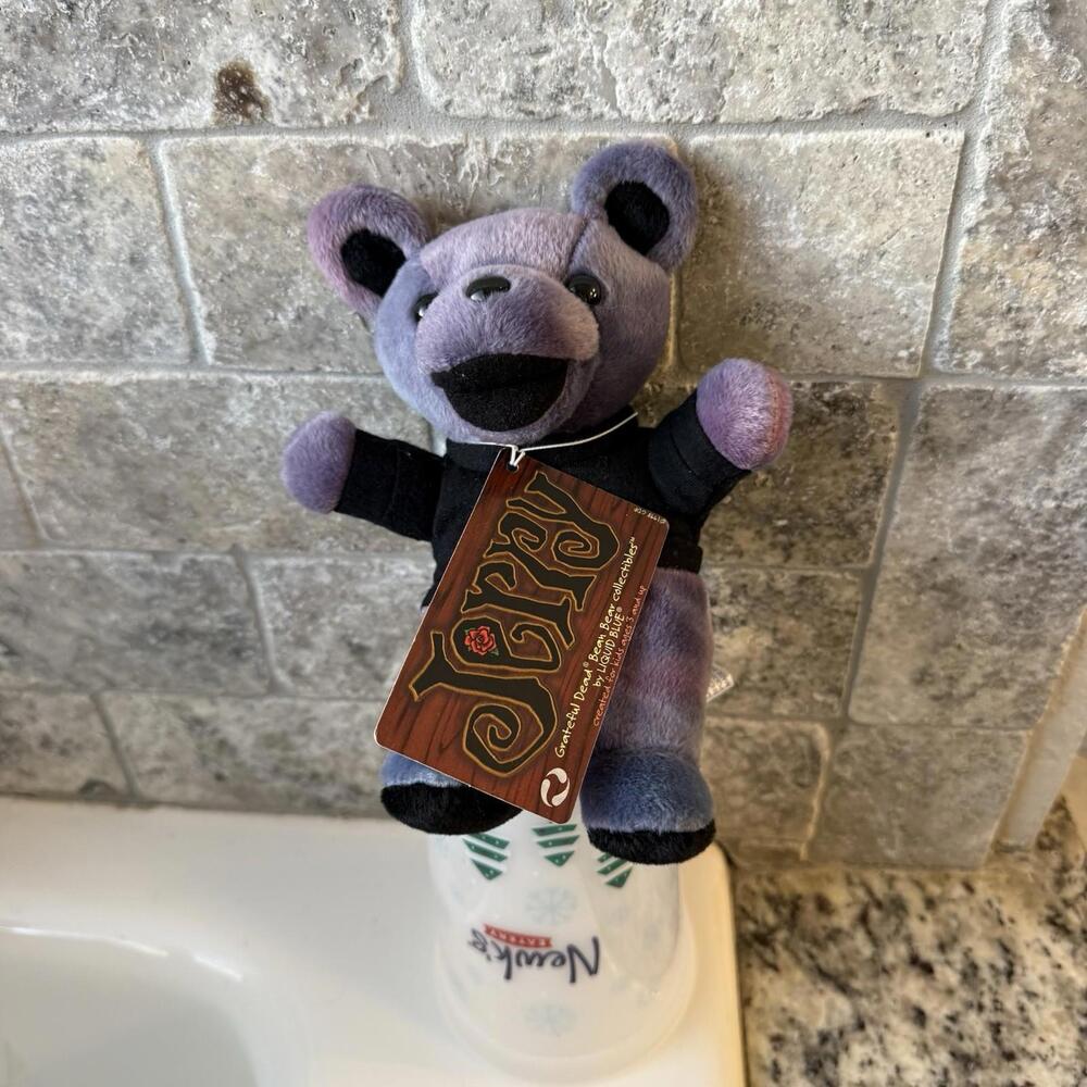 Vintage 90s RARE‎ Grateful Dead Bear Plush - JERRY GARCIA - 1st Gen 1997 - NWT